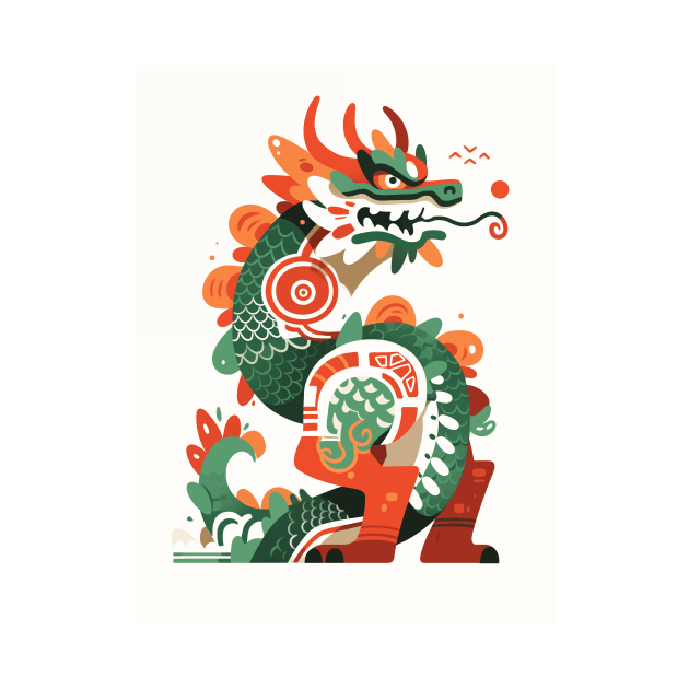 Chinese Zodiac Dragon by saveasART