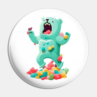 Furious Gummy: When Sweetness Turns Sour Pin