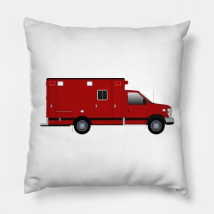 Red Los angeles privat ambulance Pillow