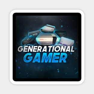Generational Gamer - Logo Magnet
