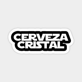 Cerveza Cristal - white Magnet