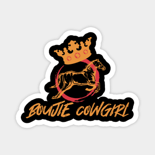 Bouvier Cowgirl Magnet