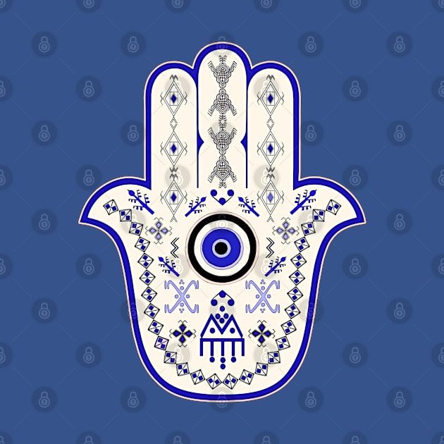 Tribal Mystic Eye in Hand Of Hamsa by SublimeDesign