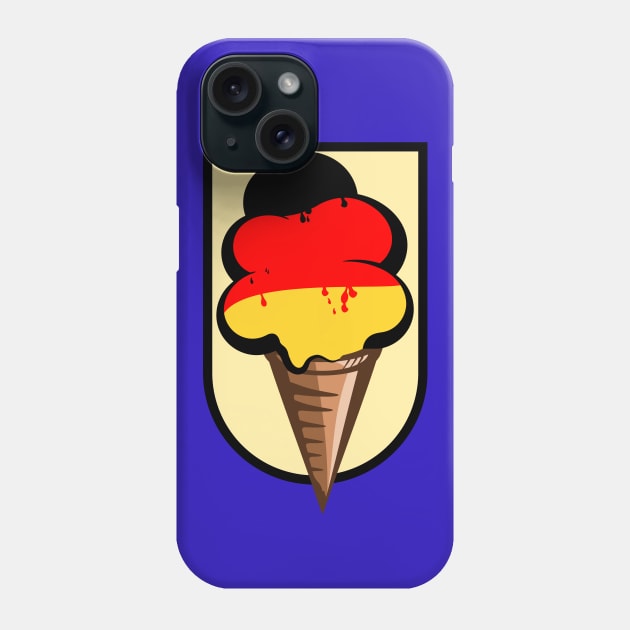 German flag funny ice cream Phone Case by mailboxdisco