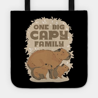 One big capy family | Capybara Lover Gift Tote