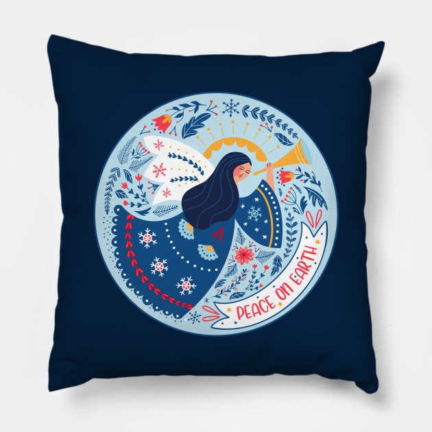 Peace on Earth Pillow by PalmGallery