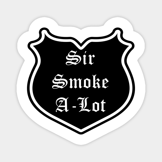 Sir Smoke-A-Lot Emblem Magnet by Red'n'Rude