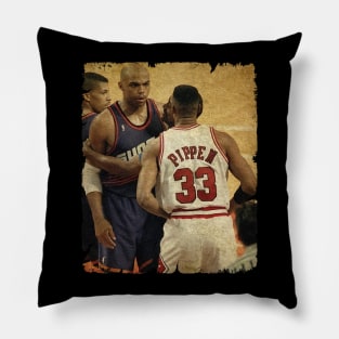 Charles Barkley vs Scottie Pippen Pillow