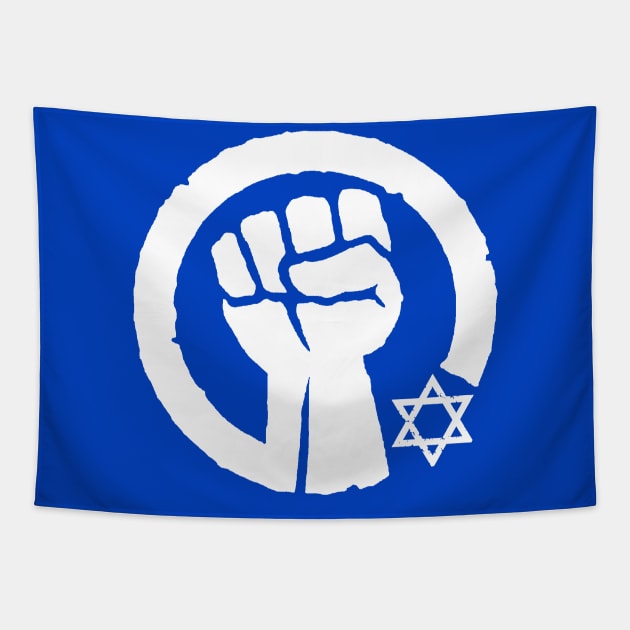 I stand with Israel - Solidarity Fist Tapestry by Tainted