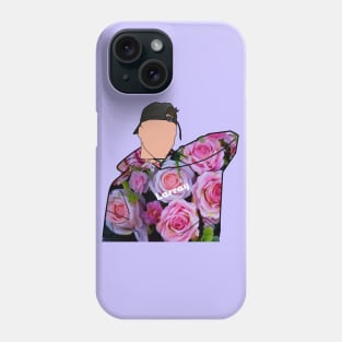 Larray-Digital Art-Pink Roses Jumper (Light Purple) Phone Case