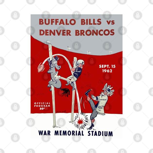 Vintage Buffalo Bills Program by DirtyD