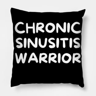 Chronic Sinusitis Warrior Pillow