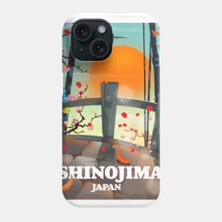 Shinojima Japan sunset Phone Case