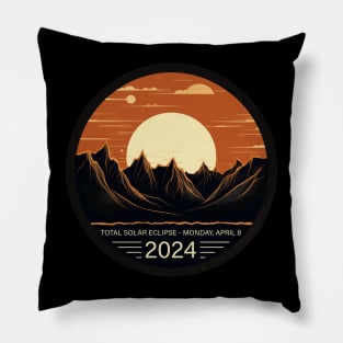 Celestial Dance 2024: North America's Solar Spectacle Pillow