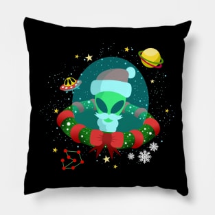 Alien Santa 2 Pillow