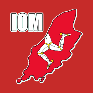 Isle of Man Manx Flag 3 Legs T-Shirt