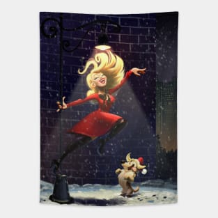 Snow Dance Tapestry