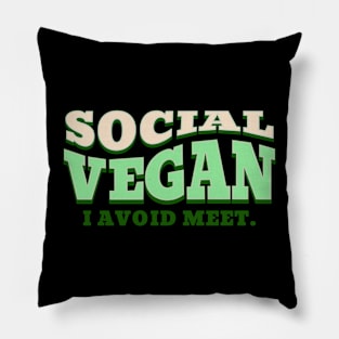 Social Vegan Pillow