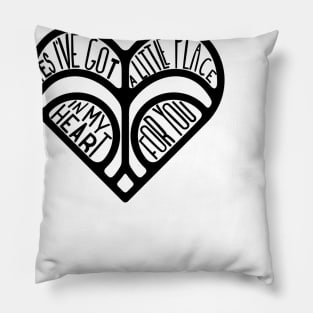 ponies in the surf, ventricle lyric Pillow