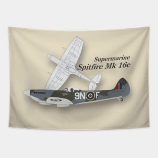 Supermarine Spitfire 16e Tapestry