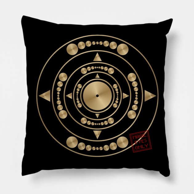 Crop circle 99 Pillow by MagicEyeOnly