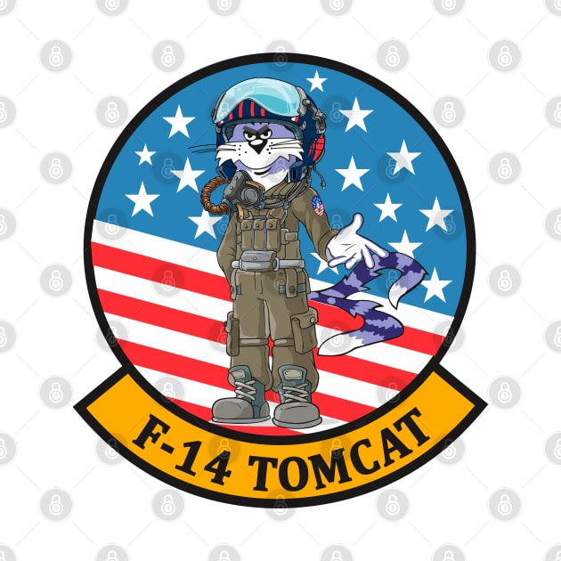 Grumman F-14 Tomcat Pilot Stars and Stripes by TomcatGypsy