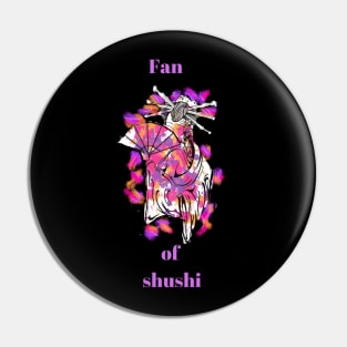 Giesha girl fan of shushi Pin