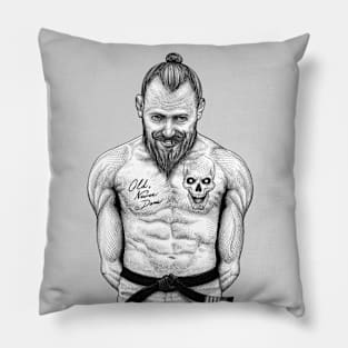 samurai old warrior Pillow