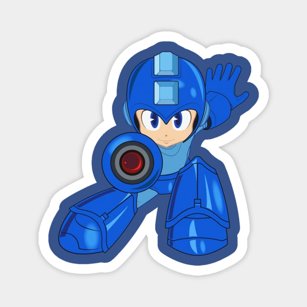 Megaman Retro Magnet by Nidavellir