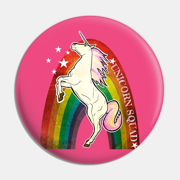 Unicorn Squad Pin by Tezatoons