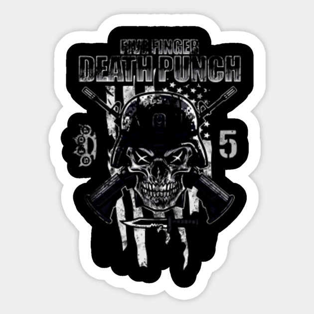 Global Five Finger Death Punch Men S Infantry Special Forces Global Five Finger Death Punch Pegatina Teepublic Mx