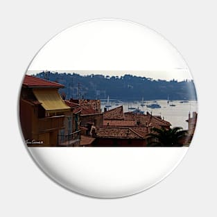 Villefranche Rooftops Pin