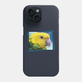 yellow-headed parrot Phone Case