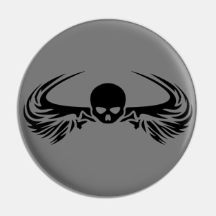 Winged Skull Pin