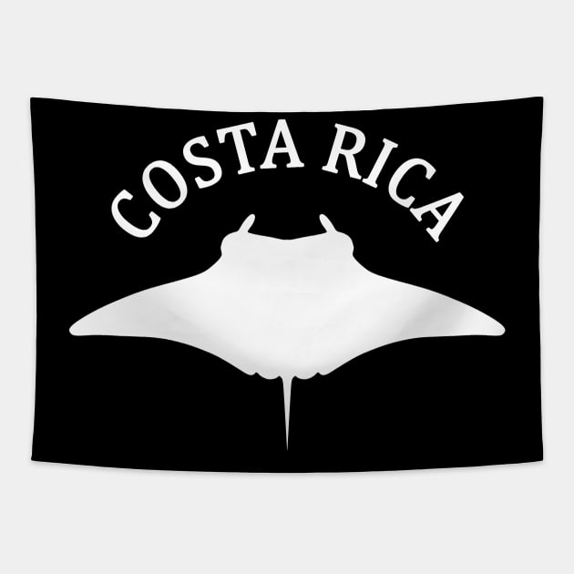 Costa Rica Manta Ray Tapestry by TMBTM