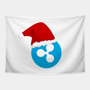 Ripple Cryptocurrency Christmas Tapestry