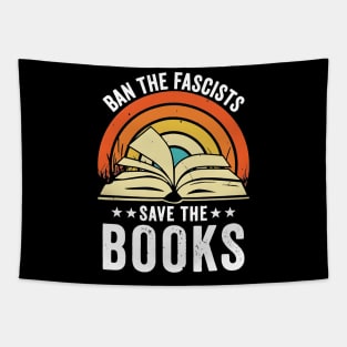 Ban The Fascists Save The Books Tapestry