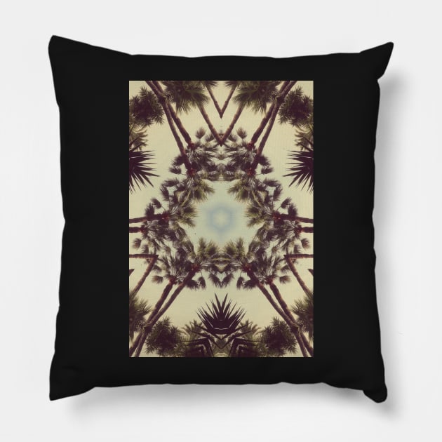 Pattern of palm trees Pillow by Reinvention