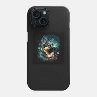 German Shepard Puppy doggy dog Sci-fi Phone Case