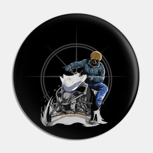 Snow Racer Pin