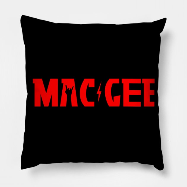 Mac-Gee (Punk Rap Collection) Pillow by Punk Rap 