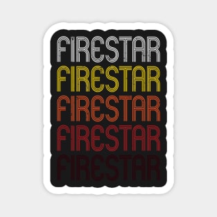 Firestar Retro 70s Warrior Cats fanart for Warriors lovers Magnet