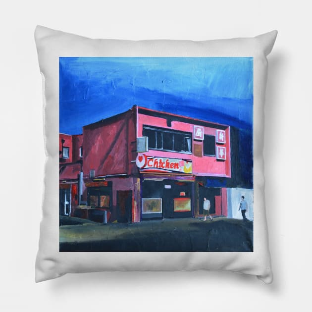 Birmingham, Pink Shop. Pillow by golan22may