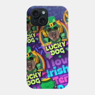 Irish terrier dog v2 Phone Case