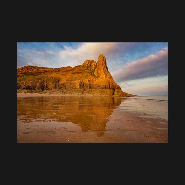 Great Tor and Tor Bay, Gower, Wales by dasantillo