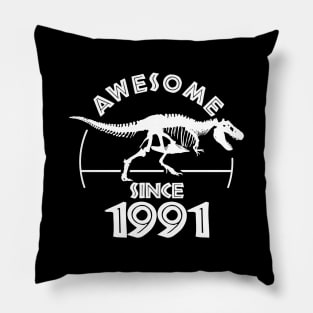 Awesome Since 1991 Pillow