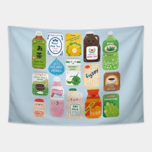 Asian Drinks Tapestry