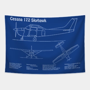 Cessna 172 Skyhawk - ADpng Tapestry