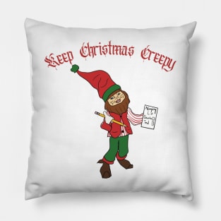 Keep Christmas Creepy Pillow