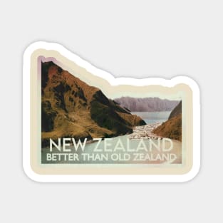 New Zealand Better than Old Zealand Magnet